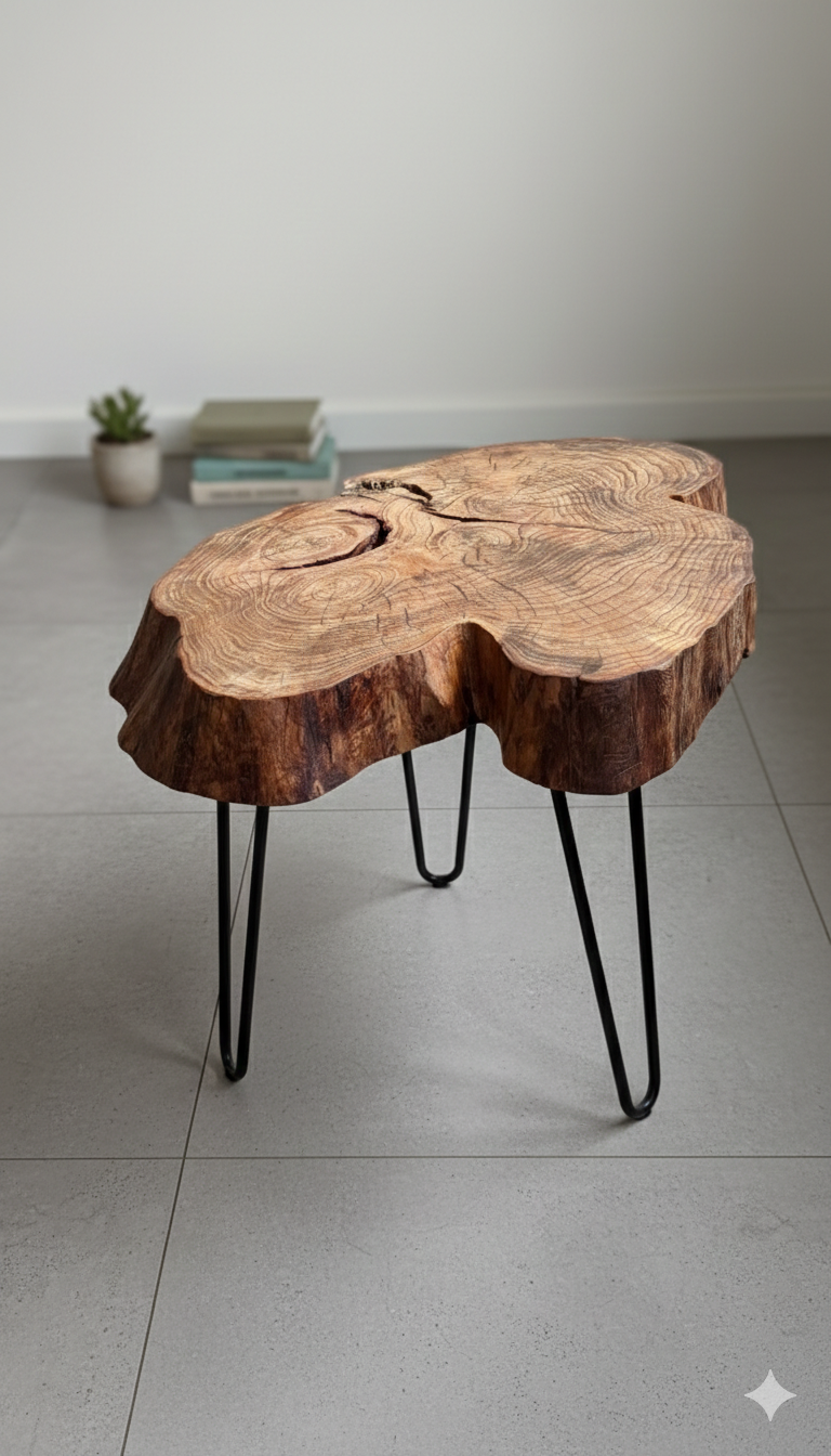 Live edge maple table